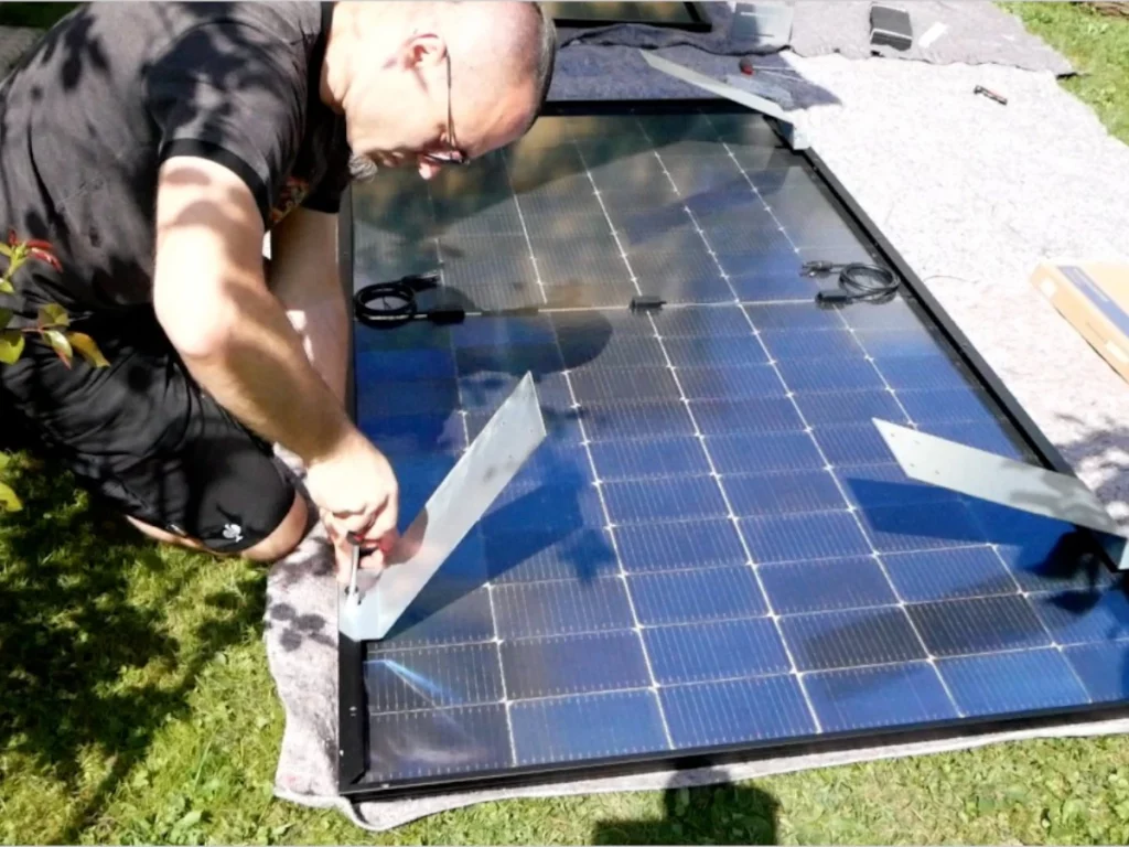 Solarmodul Halterung