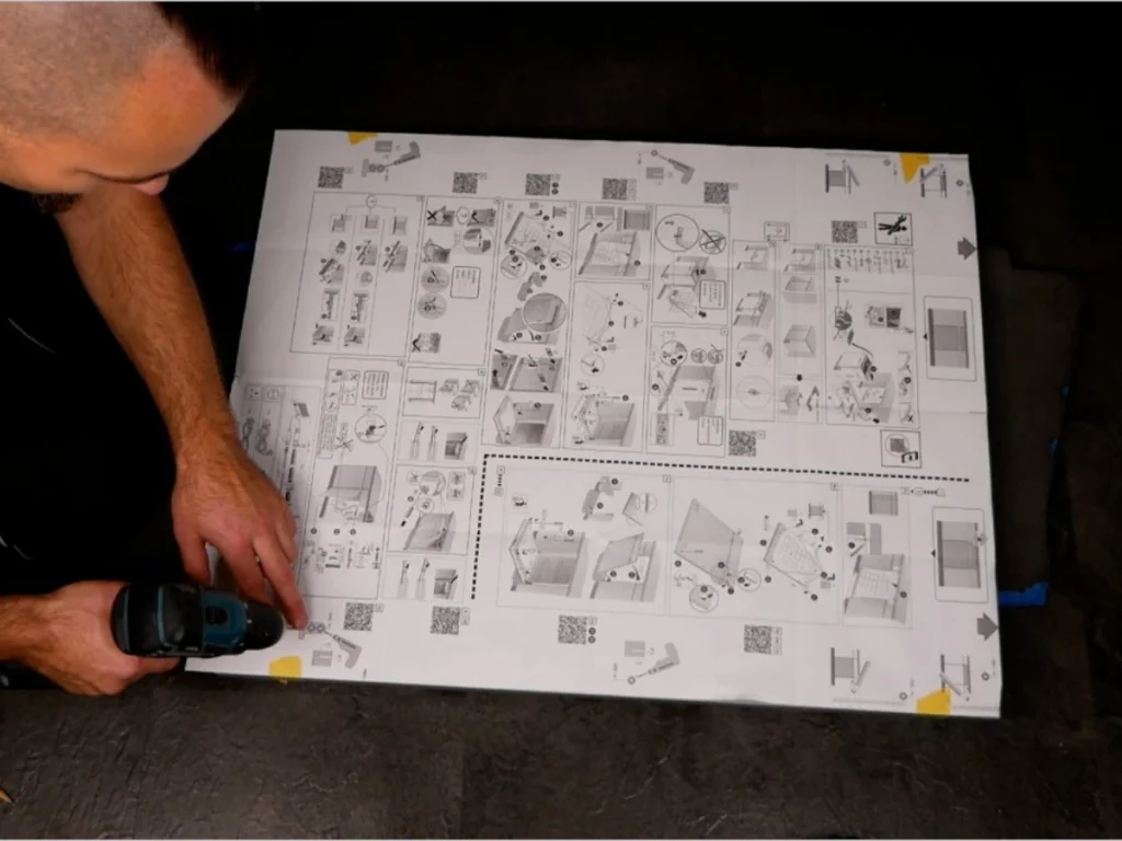 Anleitung zur präzisen Markierung für die Montage von Beschlägen