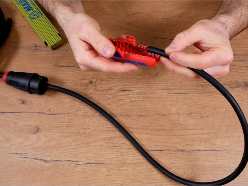 Kabel richtig abmanteln