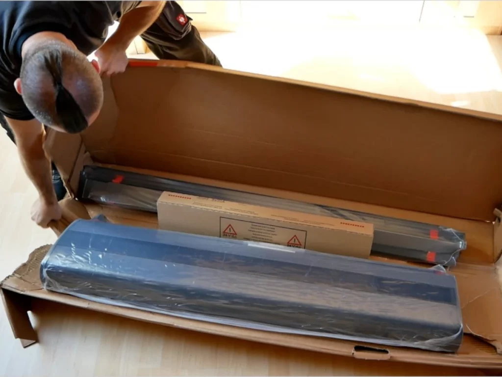 Solarrolladen auspacken