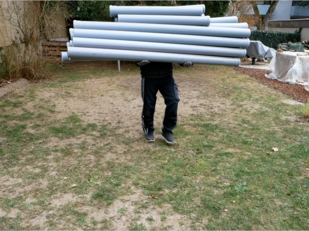 Schlittschuhbahn bauen