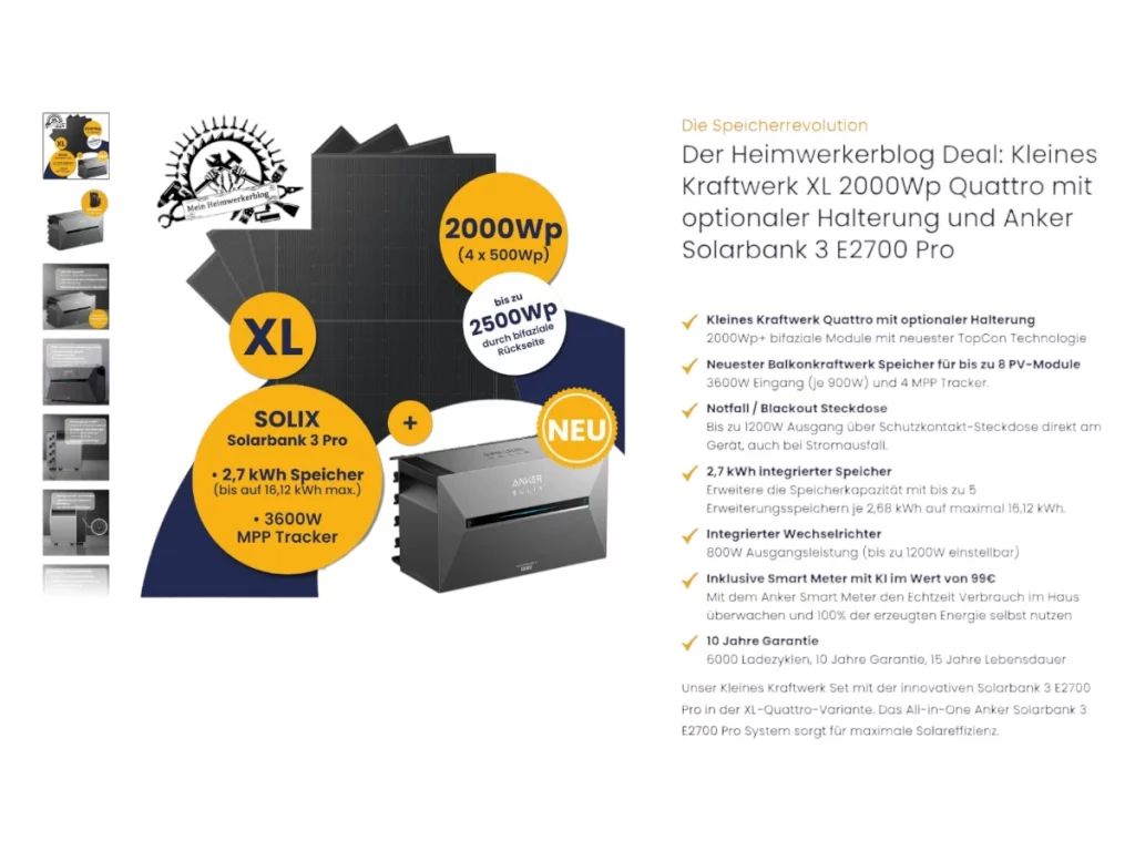 Gutscheincode für Anker Solix Solarbank 3