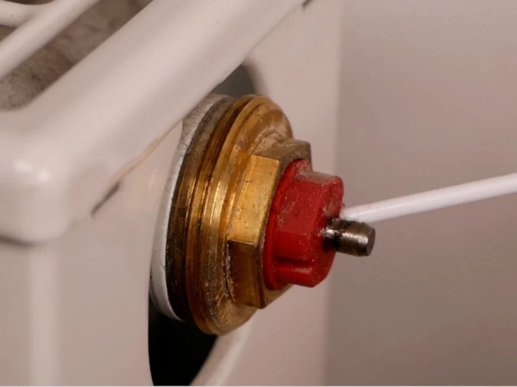 Ventilstift lockern