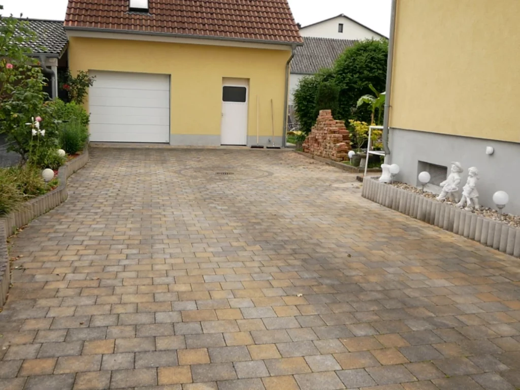 Hof reinigen