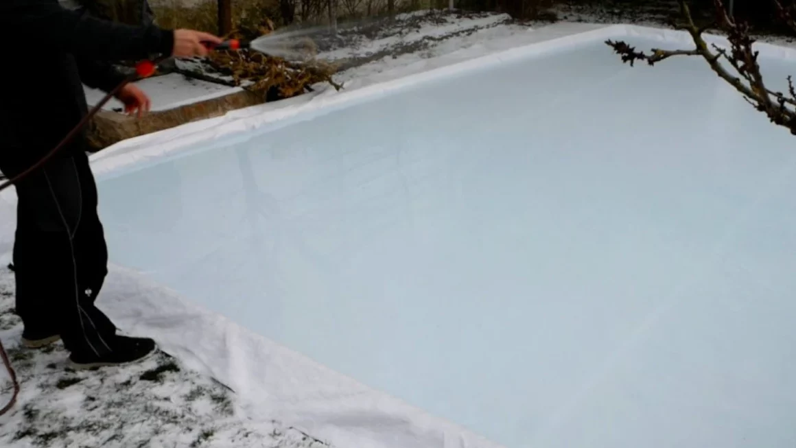 Schlittschuhbahn selber bauen – Die eigene Eisbahn im Garten