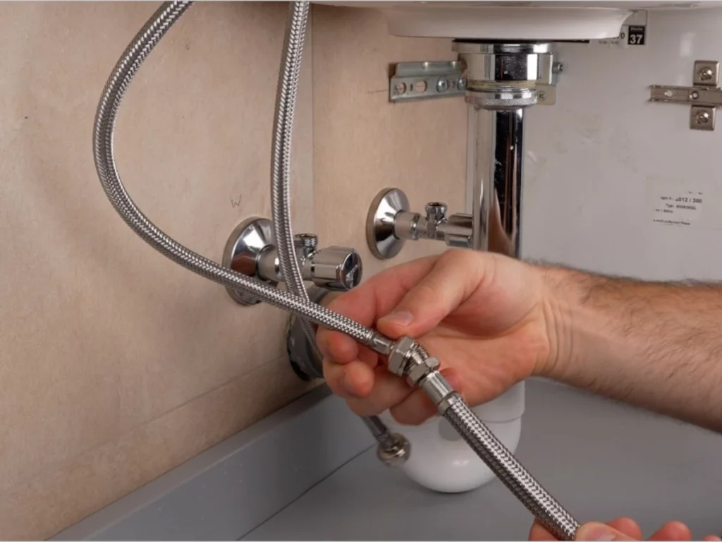 Armatur mit Fleschlauch verlängern