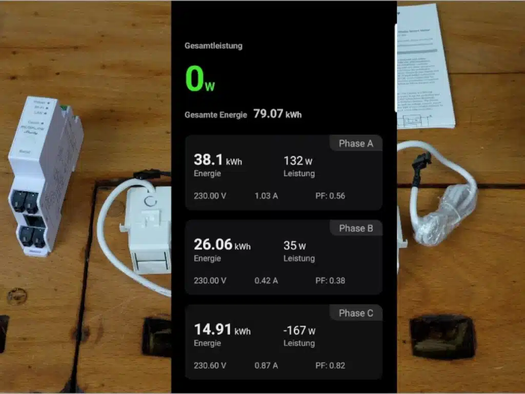 Nulleinspeisung mit smart Meter