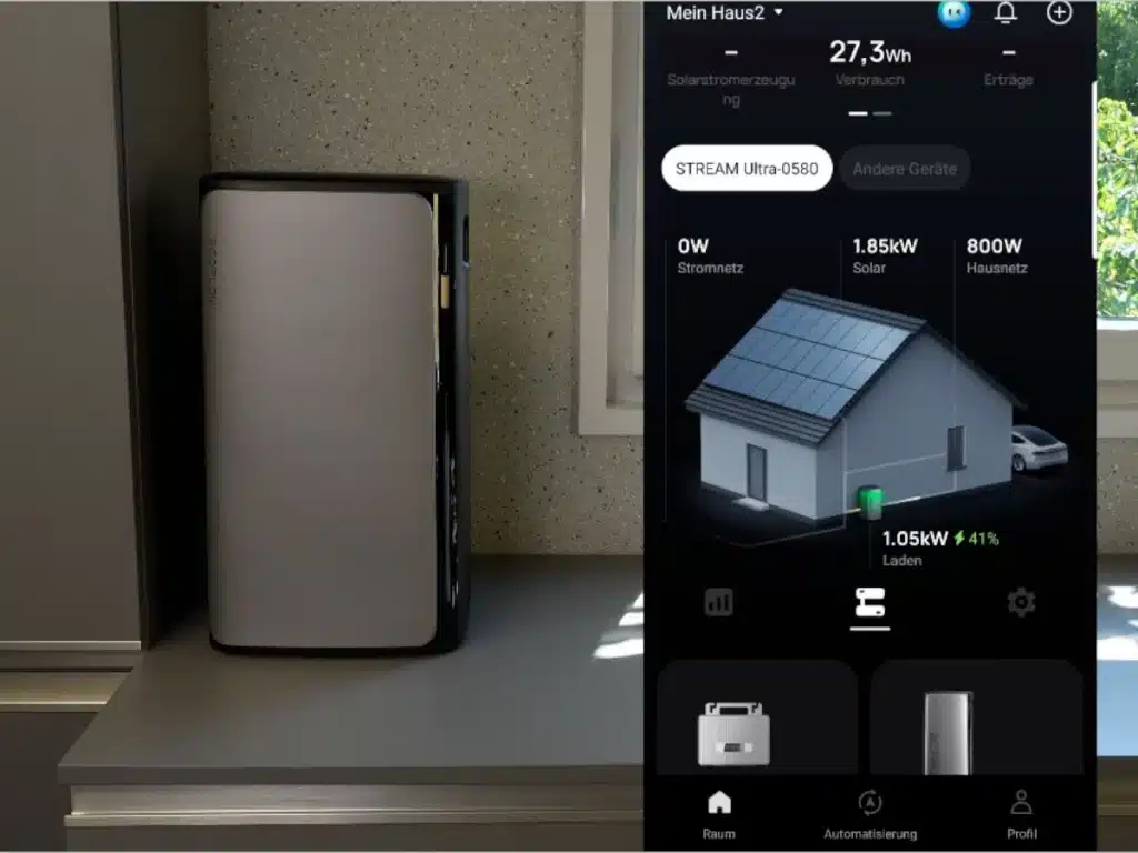 Ecoflow App Einrichtung Stream