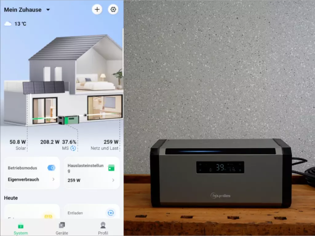 Hoymiles App Übersicht