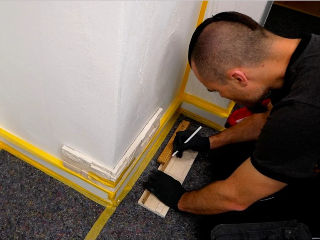 Wandverblender zusägen