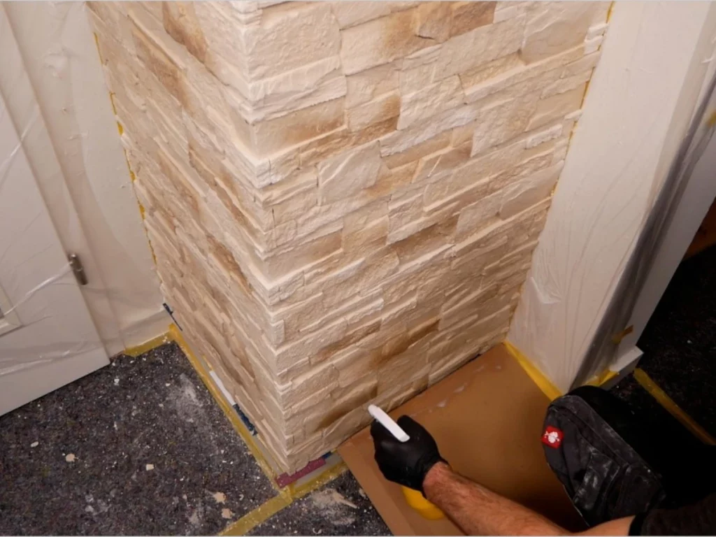 Steinimprägnierung aufbringen